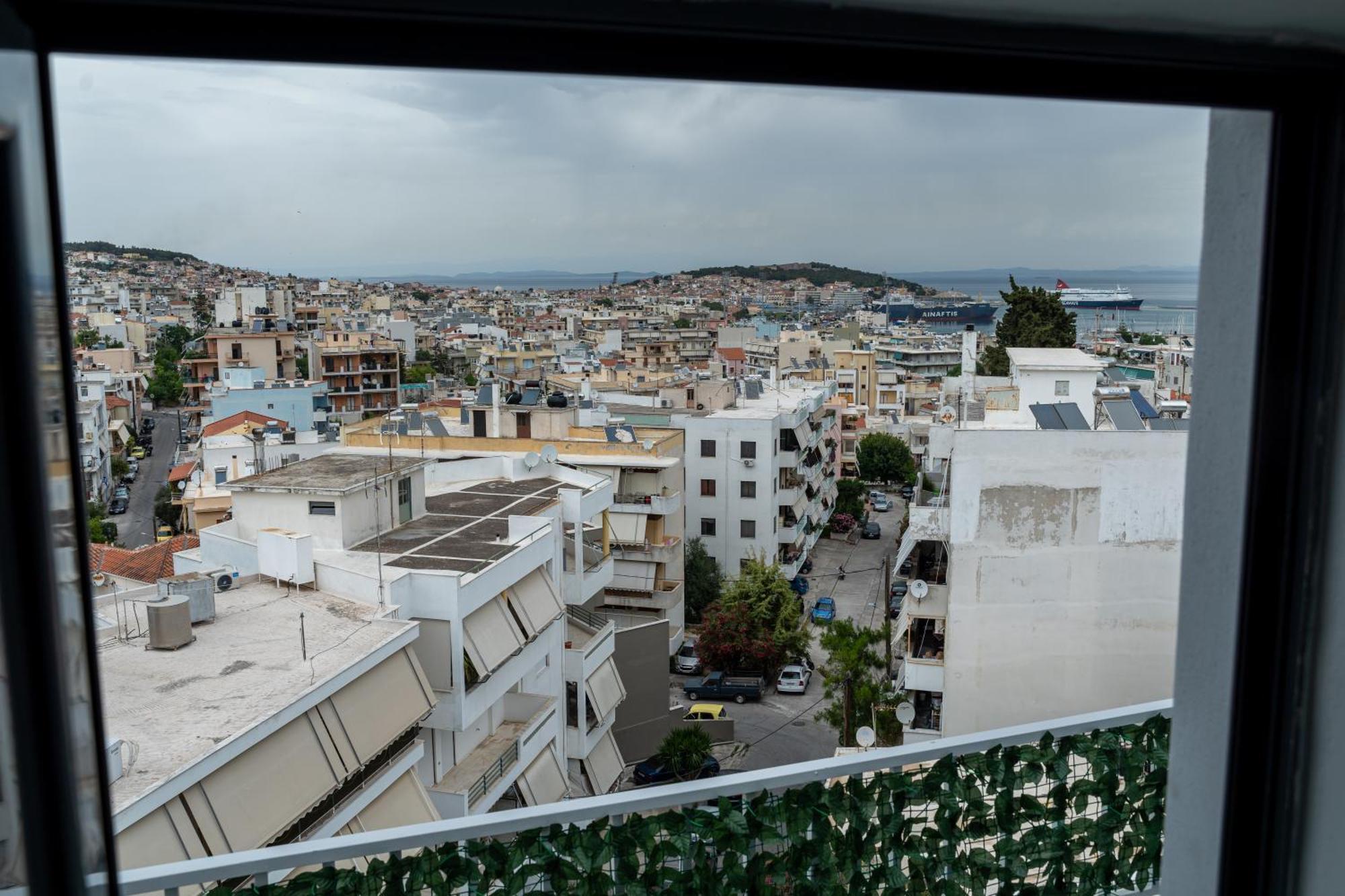 Loft Life Studio, With 360 View Of Mytilene Lejlighed Eksteriør billede